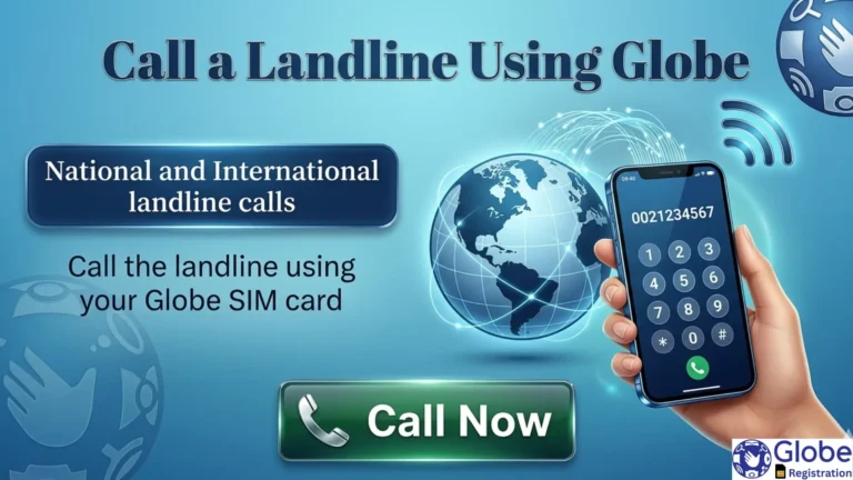 Call a Landline Using Globe SIM
