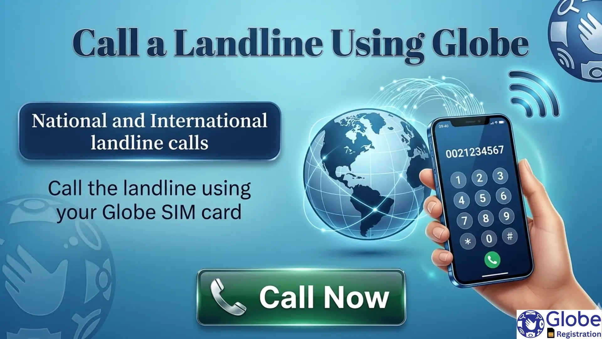 Call a Landline Using Globe SIM