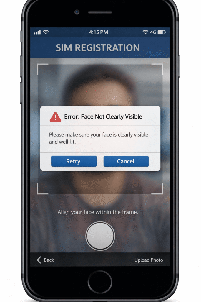 Fix Selfie Verification Error During Globe SIM Registration