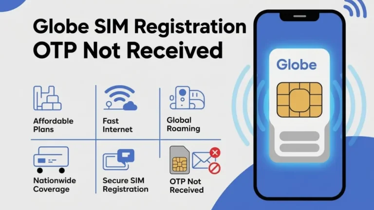 Globe SIM Registration OTP Not Received – Fix & Verification Guide