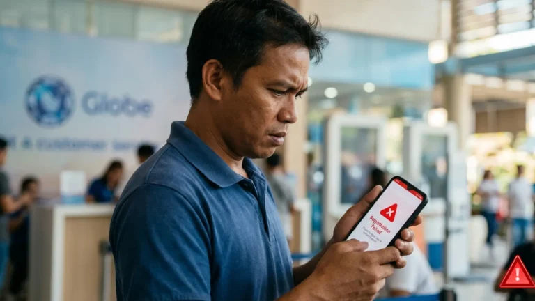 Globe SIM Registration Link Not Working
