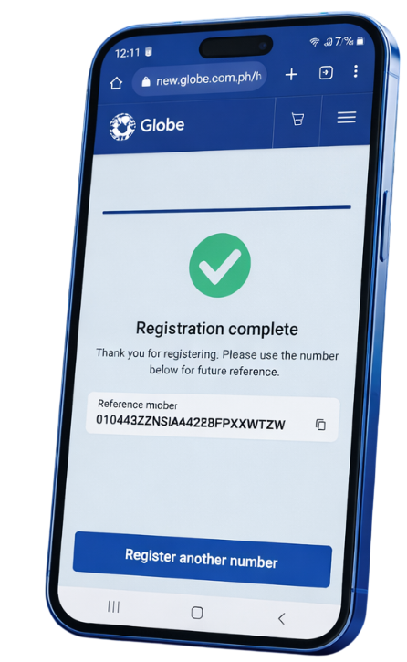 Globe SIM Registration Verification